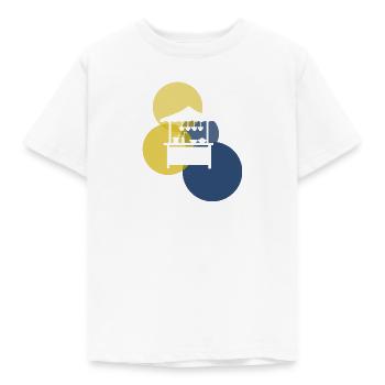 Burger lecker - Kinder T-Shirt - Weiß - Vorne - AI Model Kid Male (0cm)