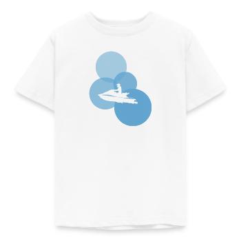 Jetski Motorschlitten Wakeskating - Kinder T-Shirt - Weiß - Vorne - AI Model Kid Male (0cm)