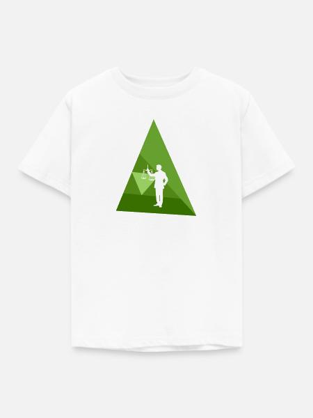 Richter Absatz - Kinder T-Shirt - Weiß