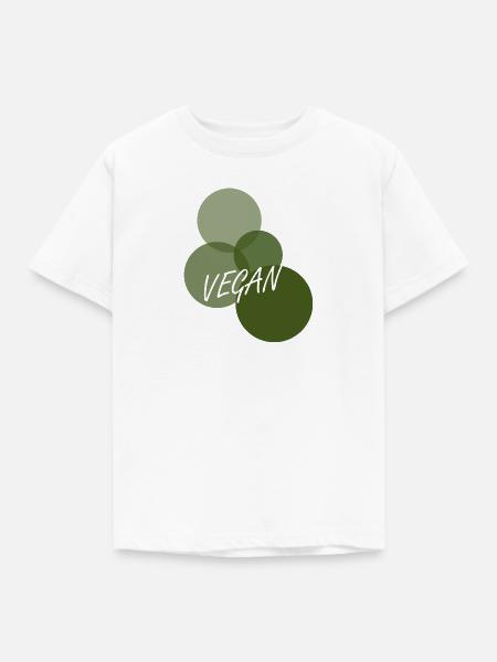 Vegan Speise Bio - Kinder T-Shirt - Weiß