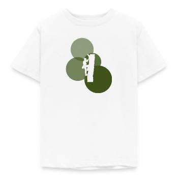 Kletterer Aufstieg - Kinder T-Shirt - Weiß - Vorne - AI Model Kid Male (0cm)