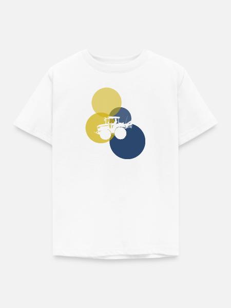 Maehdrescher Landwirtschaft Hof - Kinder T-Shirt - Weiß