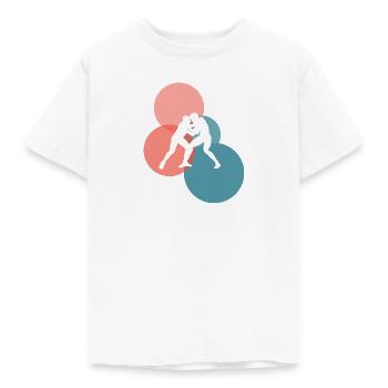 Lutteur - T-shirt Enfant - blanc - Devant - AI Model Kid Male (0cm)