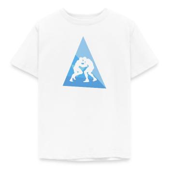 Lutte d’arts martiaux - T-shirt Enfant - blanc - Devant - AI Model Kid Male (0cm)
