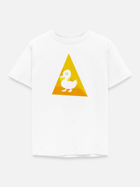 Schnabel - Kinder T-Shirt - Weiß