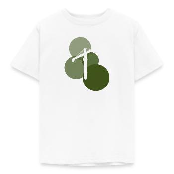 Construction site construction workers - Kids' T-Shirt - white - Front - AI Model Kid Male (0cm)
