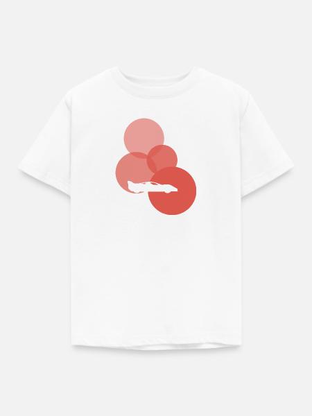 Rennauto Turbo - Kinder T-Shirt - Weiß