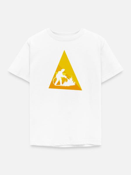 Feuerwehr Einsatz Blaulicht - Kinder T-Shirt - Weiß