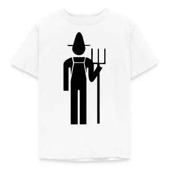 Paysan (vectoriel) - T-shirt Enfant - blanc - Devant - AI Model Kid Male (0cm)