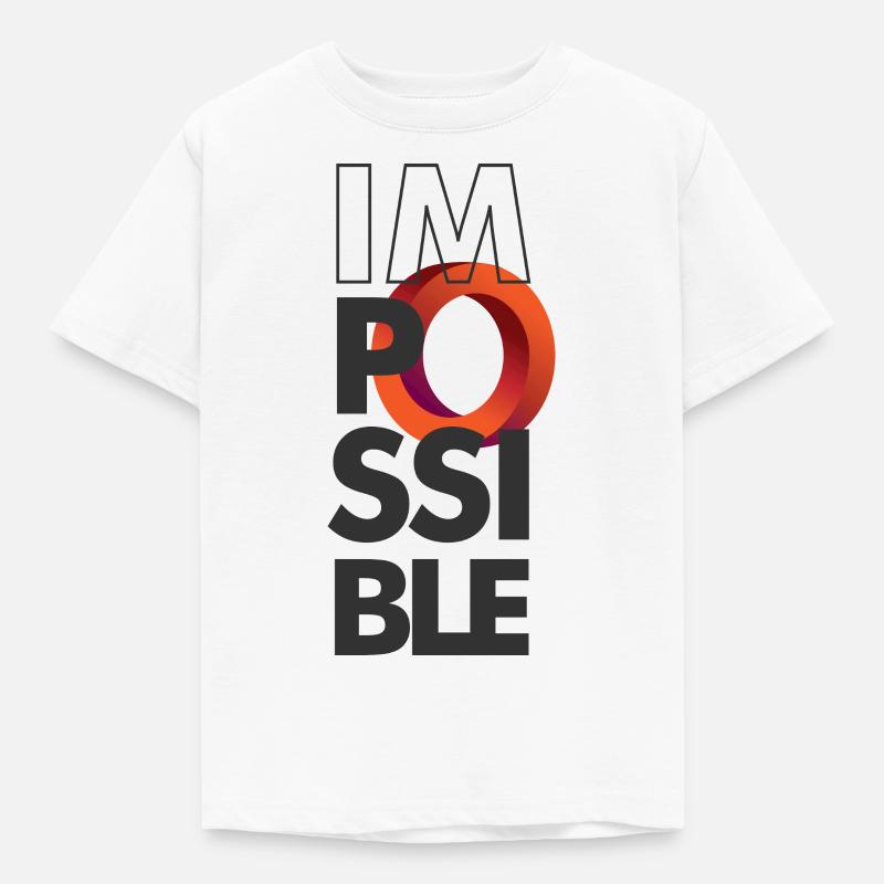 imPossible Circle - Kids' T-Shirt - white