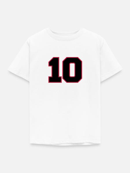 2cnumber10 - Kinder T-Shirt - Weiß