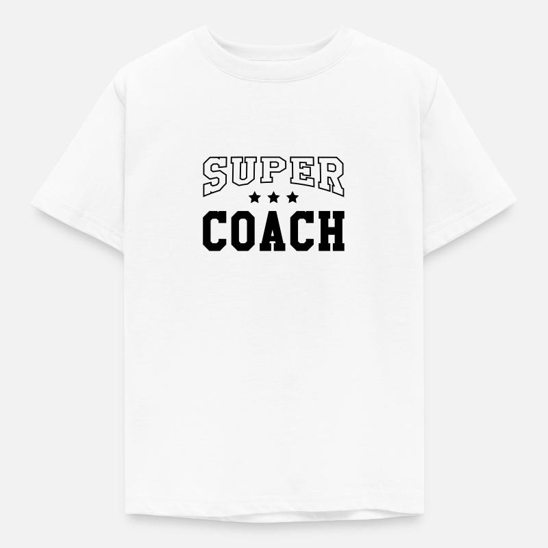 Coach / Coaching / Sport / Training / Trainer - Kids' T-Shirt - white