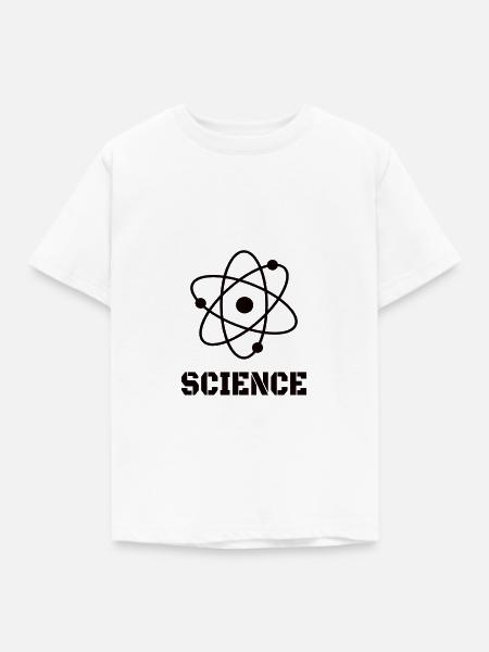 Physics: Science Atom - Kinder T-Shirt - Weiß