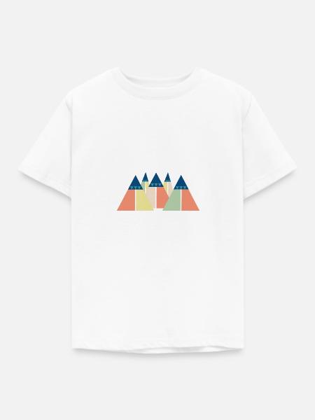 bunte - Kinder T-Shirt - Weiß