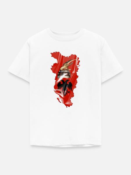 Albania - Kinder T-Shirt - Weiß