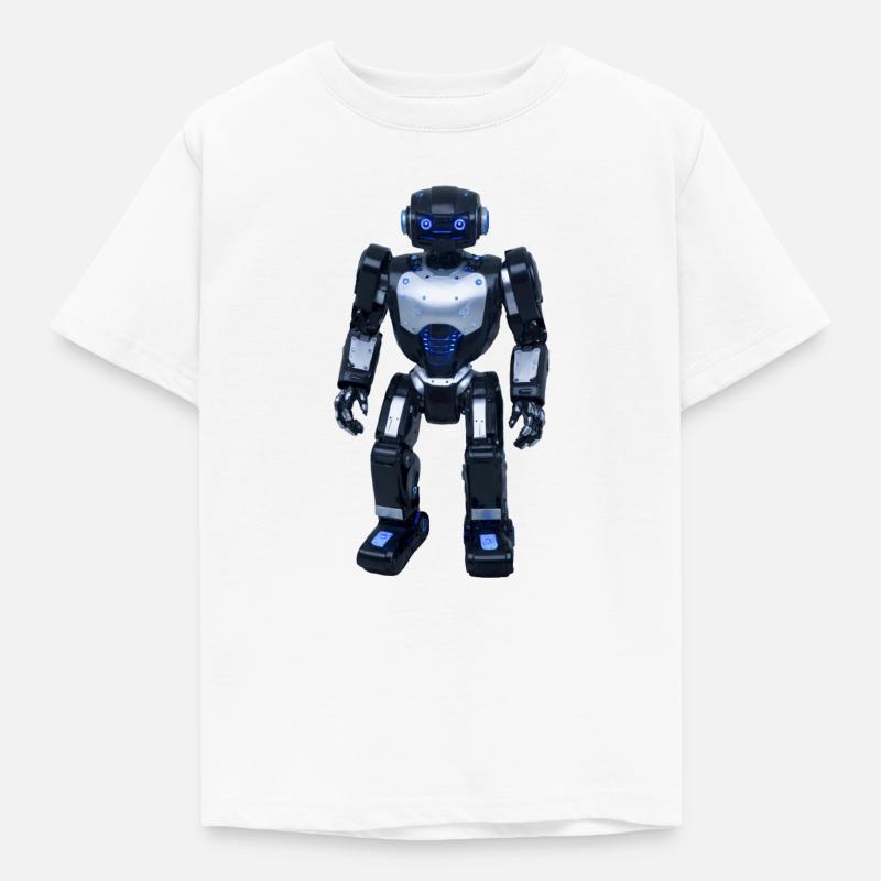 Roboter - Kinder T-Shirt - Weiß