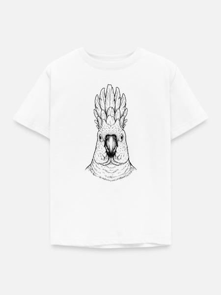Kakadu - Kinder T-Shirt - Weiß