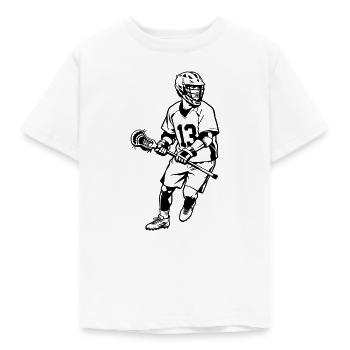 Lacrosse - T-shirt Enfant - blanc - Devant - AI Model Kid Male (0cm)