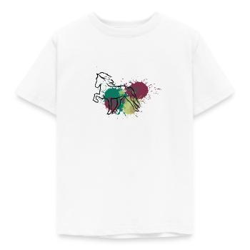 Red Tölt - Kinder T-Shirt - Weiß - Vorne - AI Model Kid Male (0cm)