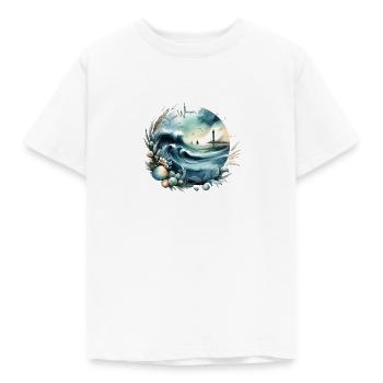 Whispers of the Ocean - Kids' T-Shirt - white - Front - AI Model Kid Male (0cm)