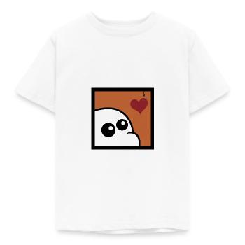 Herz am Haken - Kinder T-Shirt - Weiß - Vorne - AI Model Kid Male (0cm)