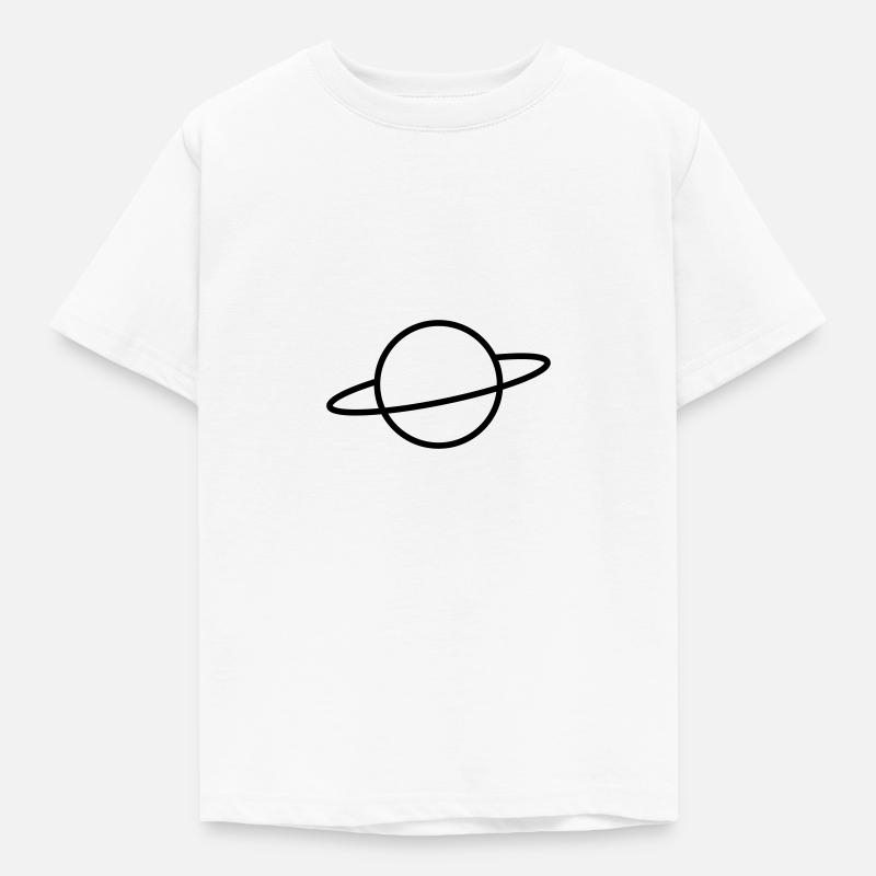Planet - Kinder T-Shirt - Weiß