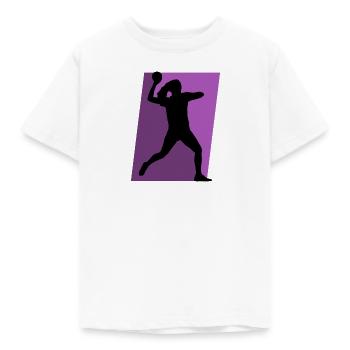 Sports de balle Sports de balle Équipe de ballon-chasseur - T-shirt Enfant - blanc - Devant - AI Model Kid Male (0cm)