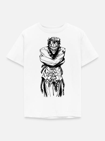 Batman Joker Gefesselt schwarz - Kinder T-Shirt - Weiß
