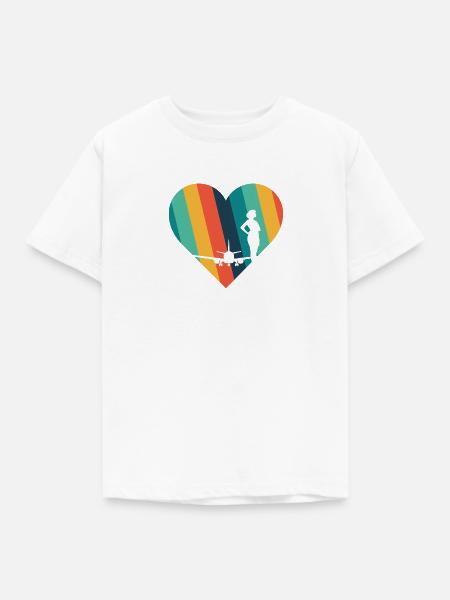 Stewardess Flugbegleiter - Kinder T-Shirt - Weiß