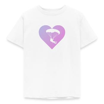 Fallschirmspringen Adrenalin Extremsport - Kinder T-Shirt - Weiß - Vorne - AI Model Kid Male (0cm)