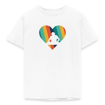 DJ Rave Djing - Kids' T-Shirt - white - Front - AI Model Kid Male (0cm)