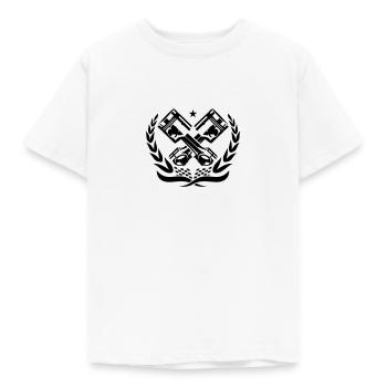 PISTONS RACE - T-shirt Enfant - blanc - Devant - AI Model Kid Male (0cm)