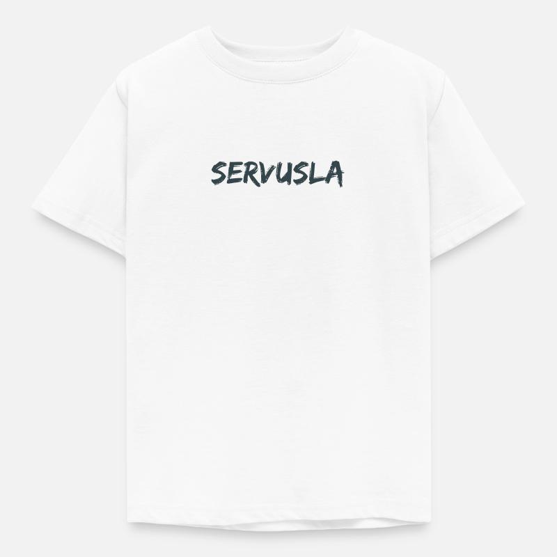 Servusla! - Kinder T-Shirt - Weiß