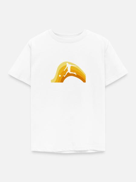 Futsal Futsalspieler - Kinder T-Shirt - Weiß