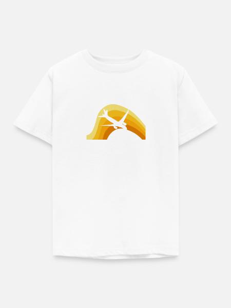 Luftfahrt Pilot Flieger - Kinder T-Shirt - Weiß