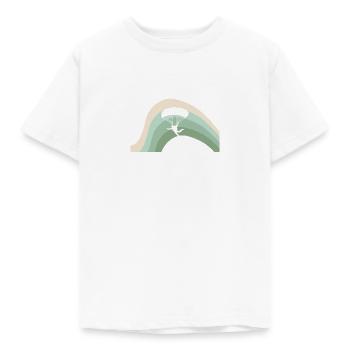 Skydiving Skydive Base Jumping - Kinder T-Shirt - Weiß - Vorne - AI Model Kid Male (0cm)