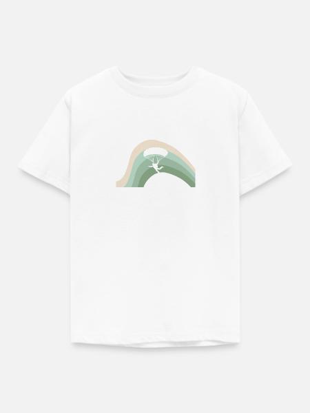 Skydiving Skydive Base Jumping - Kinder T-Shirt - Weiß