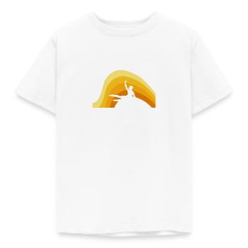 Équilibre sur les mains de gymnastique - T-shirt Enfant - blanc - Devant - AI Model Kid Male (0cm)