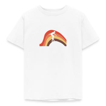 Unicycling Unicycle Artists - Kids' T-Shirt - white - Front - AI Model Kid Male (0cm)