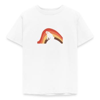 Frosch Teich Quak - Kinder T-Shirt - Weiß - Vorne - AI Model Kid Male (0cm)
