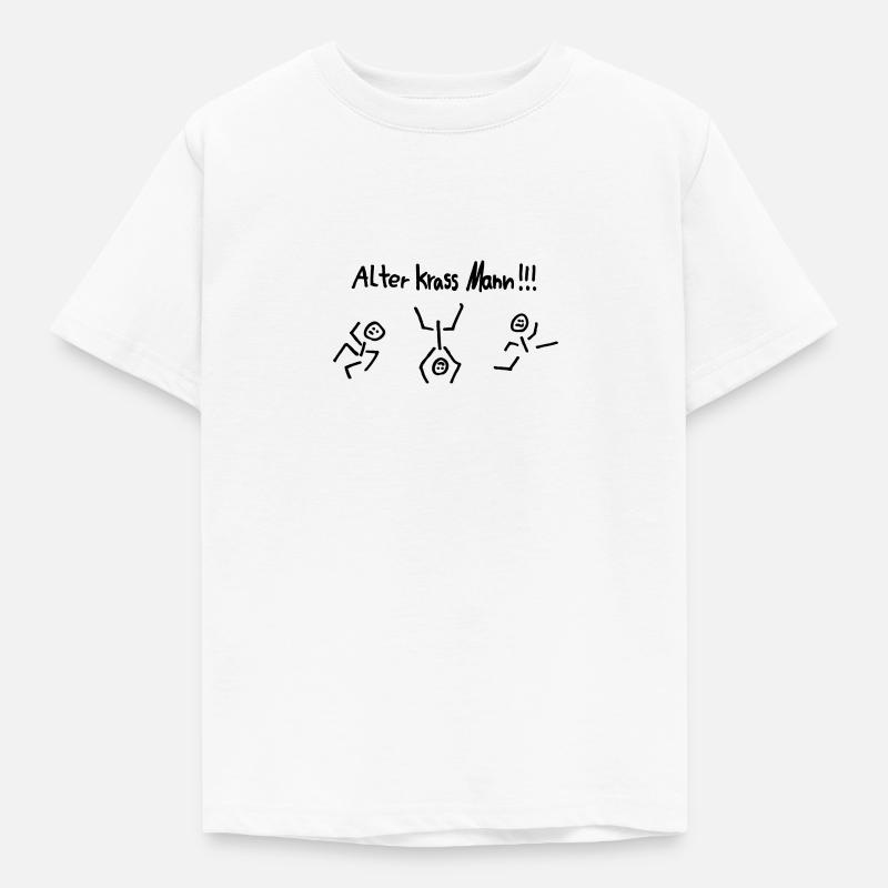 Alter Krassmann - Kinder T-Shirt - Weiß