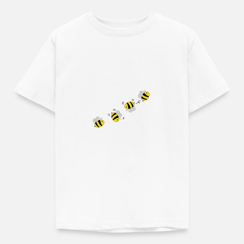 Bee - Kids' T-Shirt - white