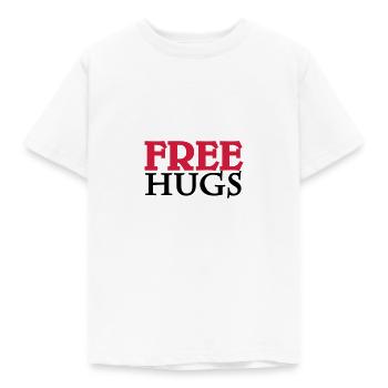 Free Hugs - Kids' T-Shirt - white - Front - AI Model Kid Male (0cm)