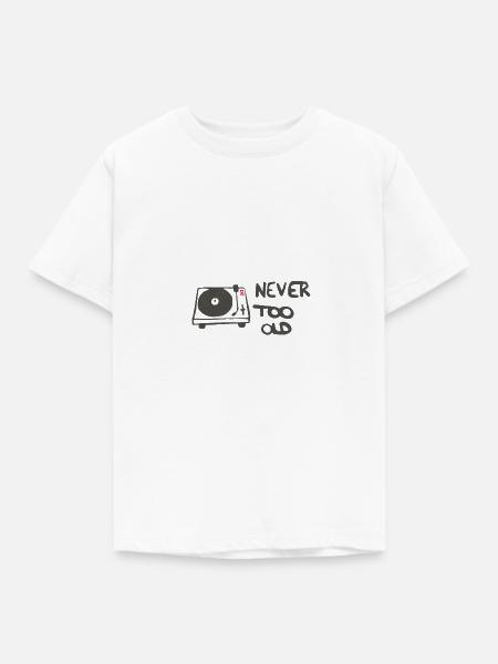 Drehscheibe - Kinder T-Shirt - Weiß