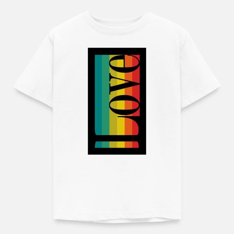 Liebe - Kinder T-Shirt - Weiß