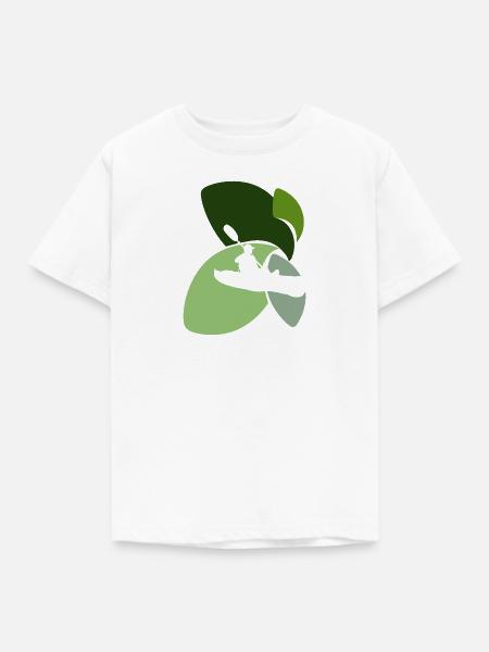 Kajak Paddeln - Kinder T-Shirt - Weiß