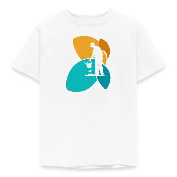 Gartenarbeit Gärtner - Kinder T-Shirt - Weiß - Vorne - AI Model Kid Male (0cm)