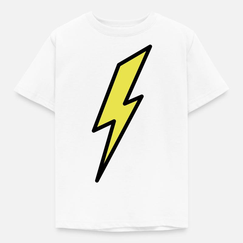Blitz - Kinder T-Shirt - Weiß