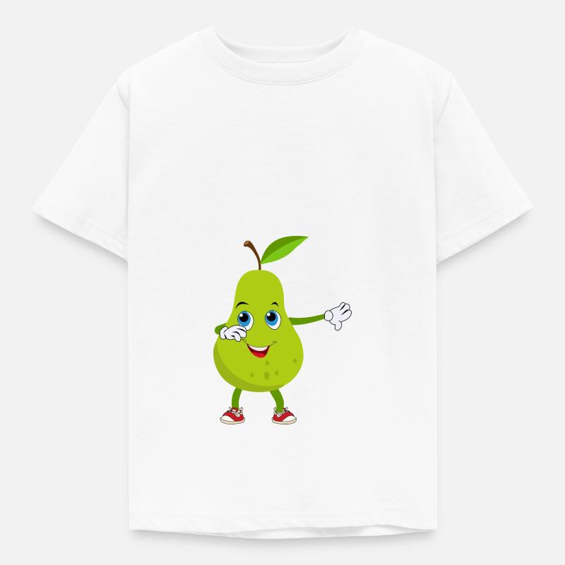 Pear Dabbing Fruit Fruit - Kids' T-Shirt - white