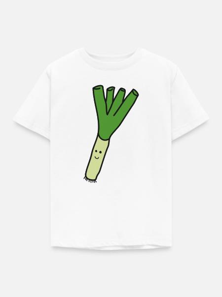 Lauch - Kinder T-Shirt - Weiß